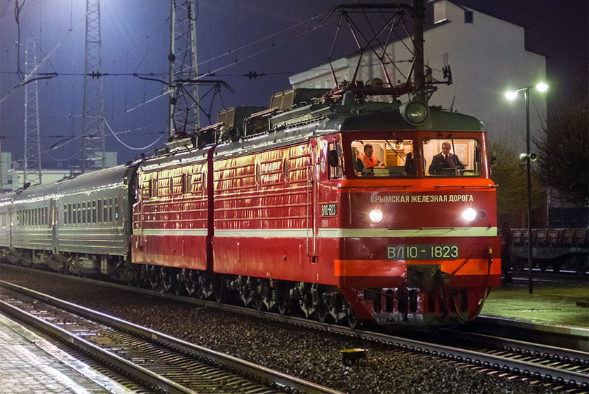 Маршрут поезда севастополь санкт петербург через крымский мост с остановками на карте маршрут
