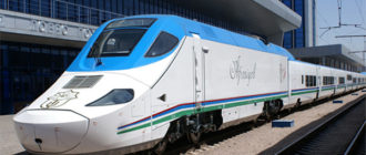 Узбекский скоростной поезд Afrosiyob (Афросиаб)